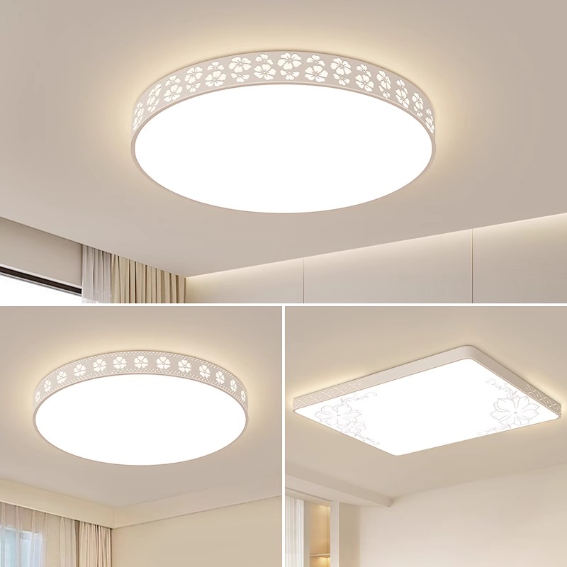 极简圆形主卧室吸顶灯客厅房间书房吊灯具大全现代简约全光谱护眼